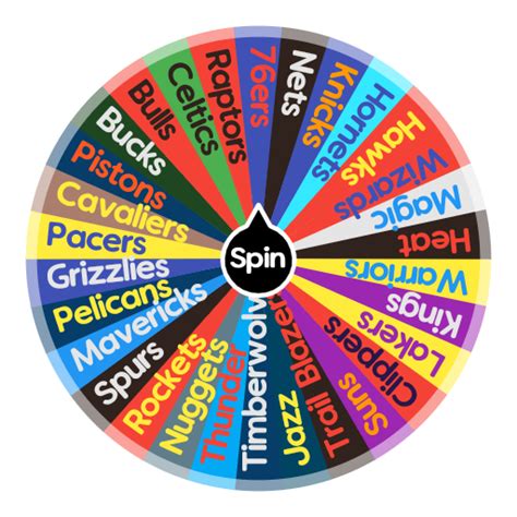 nba team spin wheel